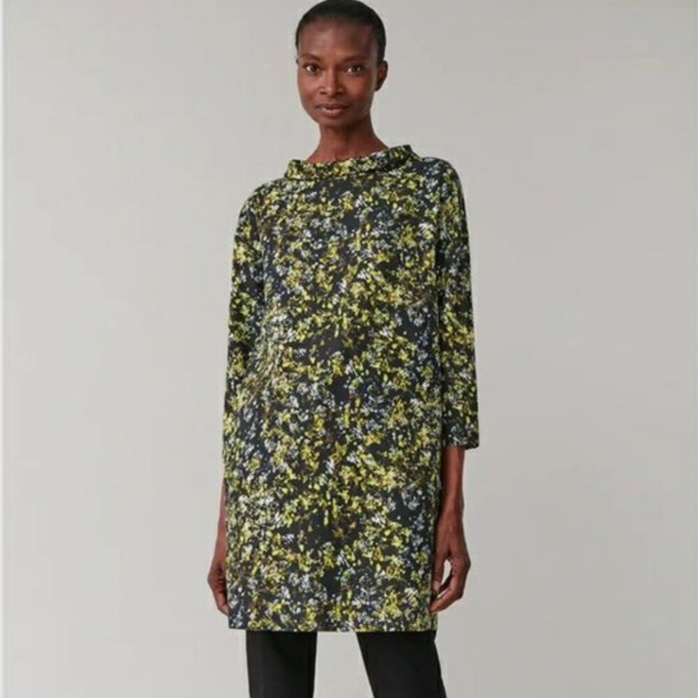 COS black and yellow print dress / tunic